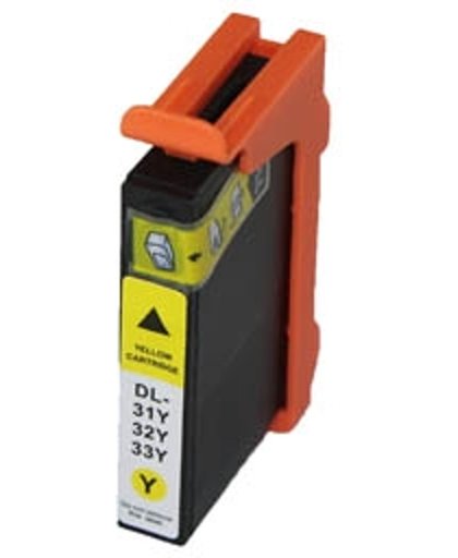 Toners-kopen.nl Dell PT22F 3132 33 Series geel  alternatief - compatible inkt cartridge voor Dell Pt22F V525W V725W geel