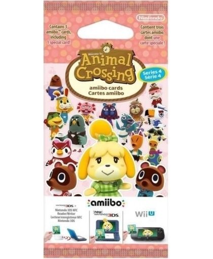 Animal Crossing Amiibo Cards Serie 4 (1 pakje)