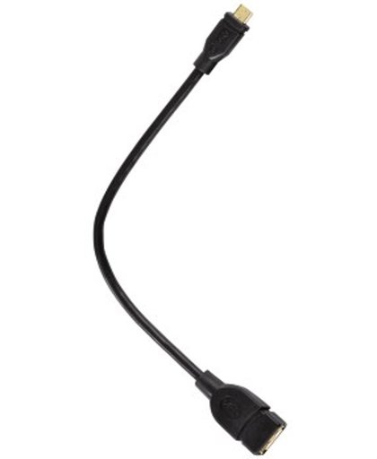Hama 00108307 0.15m Micro-USB B USB A Mannelijk Vrouwelijk Zwart USB-kabel