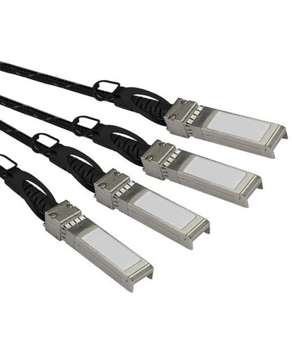 StarTech.com QSFP+ Breakout kabel QSFP+ naar 4x SFP+ 2 m netwerkkabel