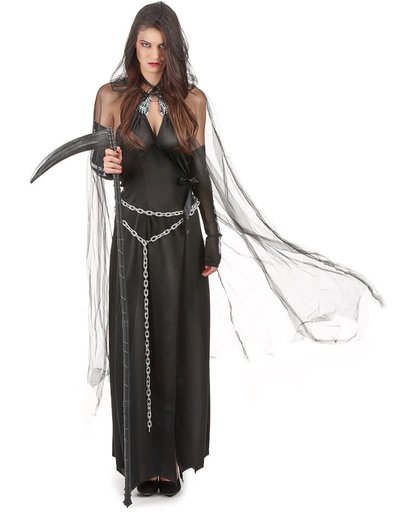 Vrouw des doods kostuum voor vrouwen Halloween  - Verkleedkleding - XL