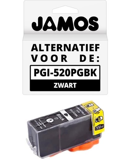 Jamos - Inktcartridges / Alternatief voor de Canon PGI-520PGBK Zwart