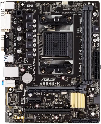 ASUS A68HM-K Socket FM2+ AMD A68 micro ATX