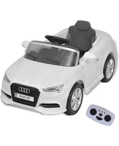 vidaXL VidaXL Elektrische speelgoedauto met afstandsbediening Audi A3 wit