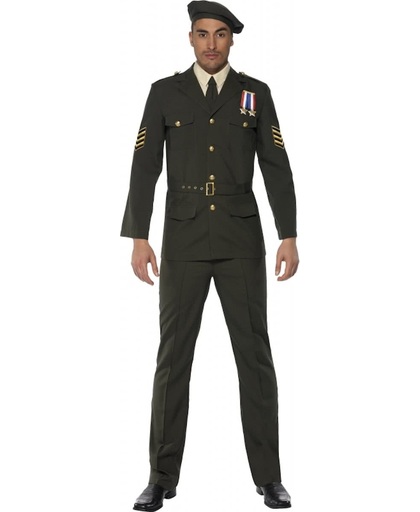Leger officier kostuum voor heren 52-54 (l)
