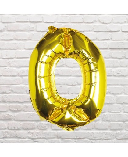 Balloon - Gold Foil Number - 0