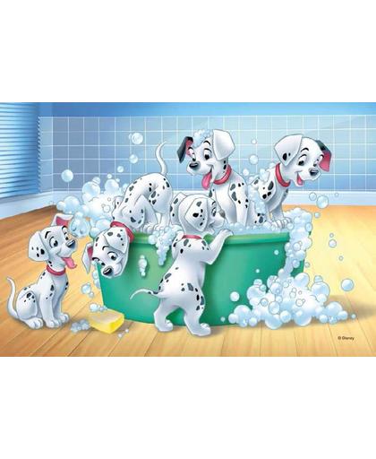 Trefl Puzzel 60 Stuks - Disney 101 Dalmati�rs - Samen in het Bubbelbad