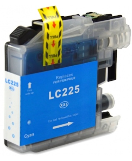 inkt cartridge voor Brother LC225XL cyan