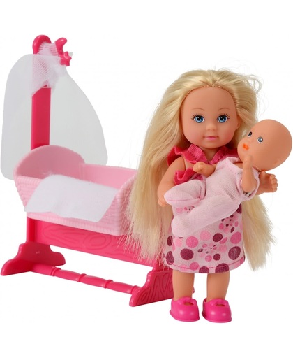Evi LOVE Doll Cradle. Evi met wiegje en baby.