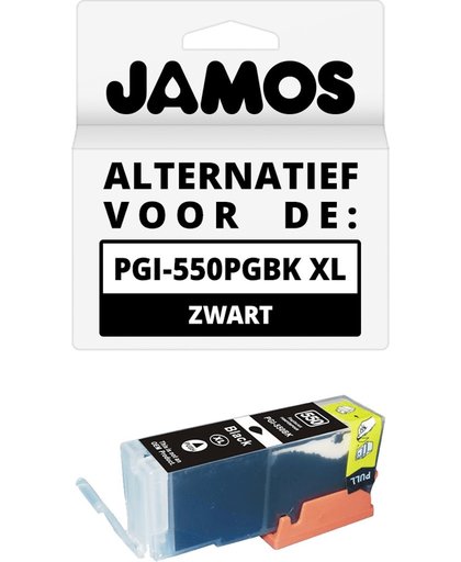 Jamos - Inktcartridge / Alternatief voor de Canon PGI-550PGBK XL Zwart
