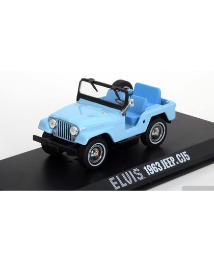 Jeep CJ5 Elvis Presley 1963 Blauw 1-43 Greenlight Collectibles