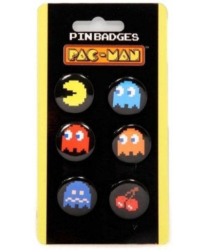 Pac-Man Pin Badges