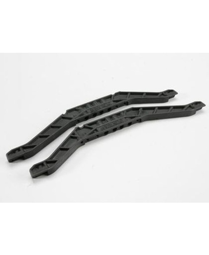 Chassis braces, lower (black) (for long wheelbase chassis) (