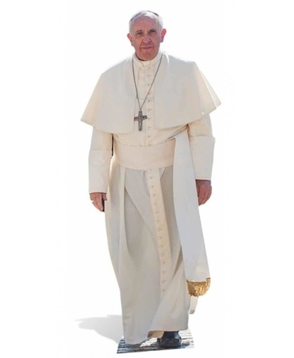 Groot decoratie bord Paus Franciscus