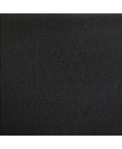 50 x 46 cm zwarte linnen borduurstramien. Zwart borduurstof evenweave 13 draden per cm linnen borduurstoffen zwart