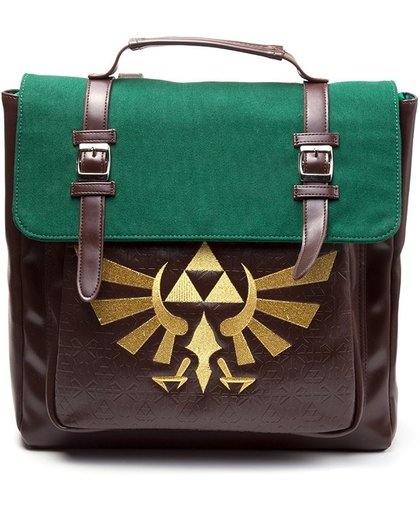 Zelda - Backpack With Embossing and Embroidered GoldenTriforce Logo
