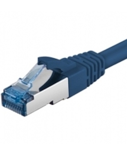 Digitus 0.5m Cat6a S/FTP 0.5m Cat6a S/FTP (S-STP) Blauw netwerkkabel