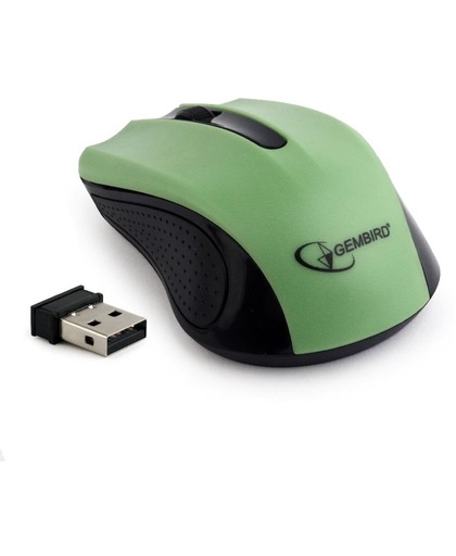 Gembird MUSW-101-G - Draadloze muis, groen