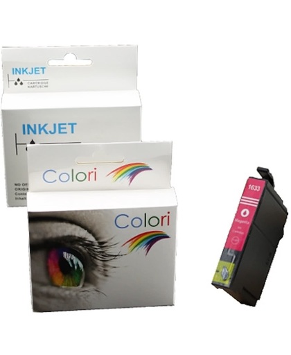 inkt cartridge voor Epson 16Xl magenta|Toners-en-inkt