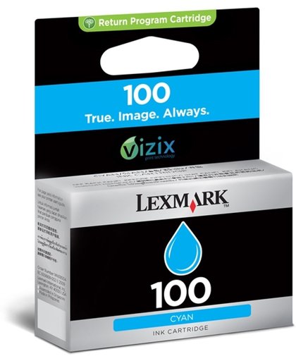 Lexmark 100 retourprogramma cyaan inktcartridge