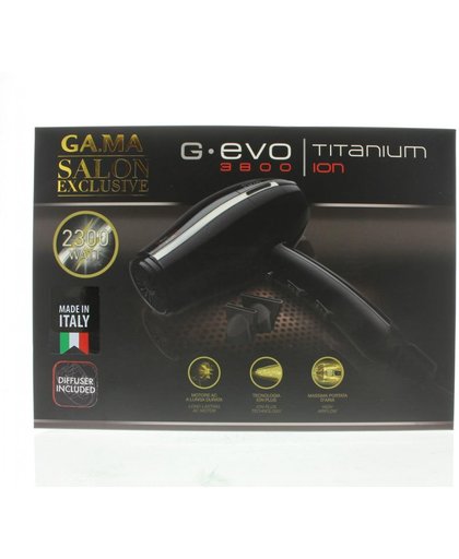 Ga.Ma Salon Exclusive G.Evo 3800 Titanium Hairdryer.