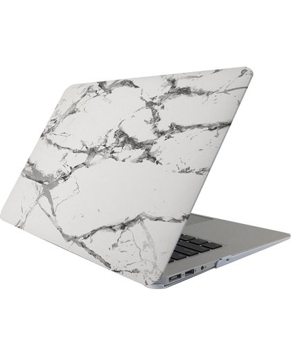 Mobigear Hard Case Marble White voor Apple MacBook Air 13 inch
