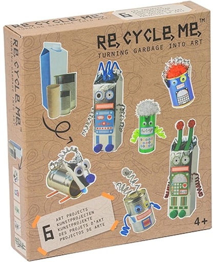 Re-cycle-me knutselpakket robotwereld