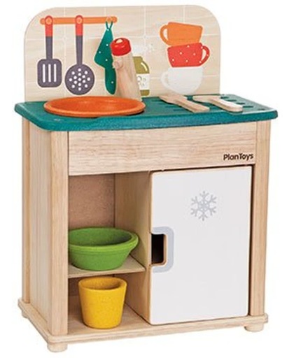 Plan Toys houten keukentje Sink & Fridge