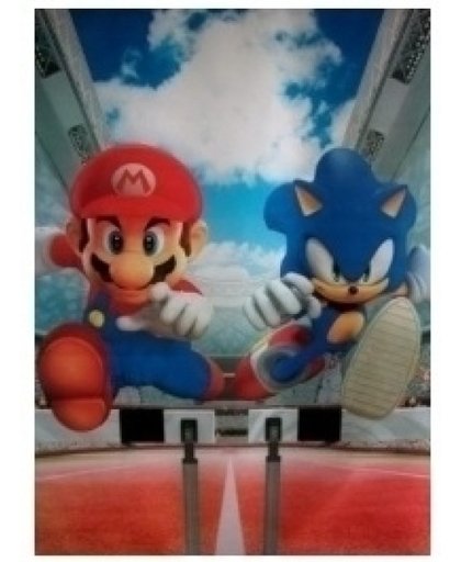 Mario and Sonic at the Olympic Games Wall Scroll