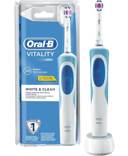 Voordeelpakket 2 x Oral-B Vitality White & Clean - Elektrische tandenborstel