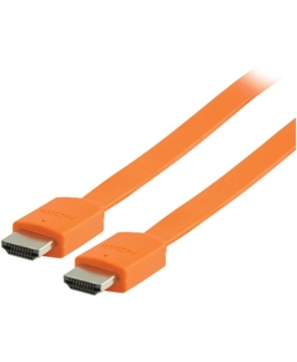 Valueline - 1.4 High speed HDMI kabel - 2 m - Oranje