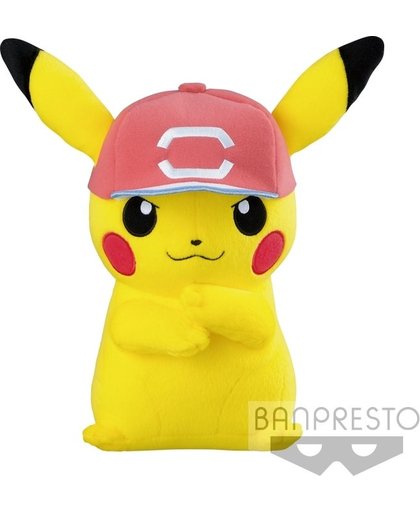 Pokemon Pluche - Pikachu with Trainer Hat