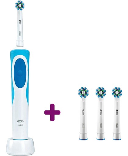 Oral-B PRO Vitality Cross Action + 3 extra opzetborstels