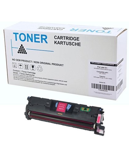 Toners-kopen.nl HP 122A Q3963A, Canon 701 M magenta alternatief - compatible Toner voor Hp 122A Q3963A Laserjet 2550 magenta