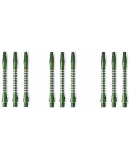 3 Sets - Abbey Darts Shafts Aluminium - Groen - medium - darts shafts