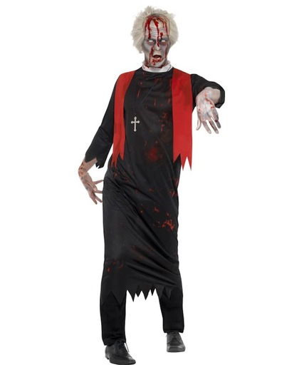 Zombie Hoge Priester Kostuum - Halloween verkleedkleding - M/L