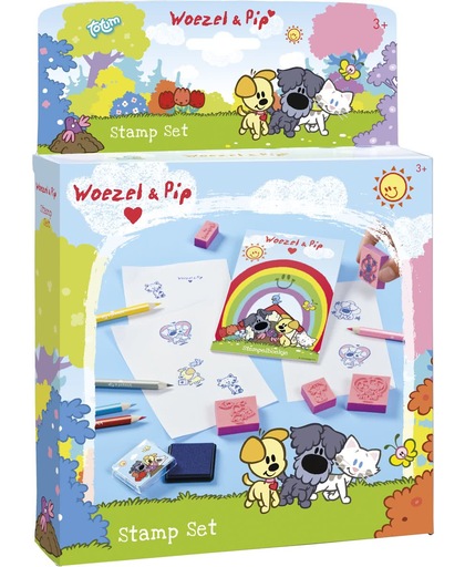 Woezel en Pip Stamp Set - Stempelset