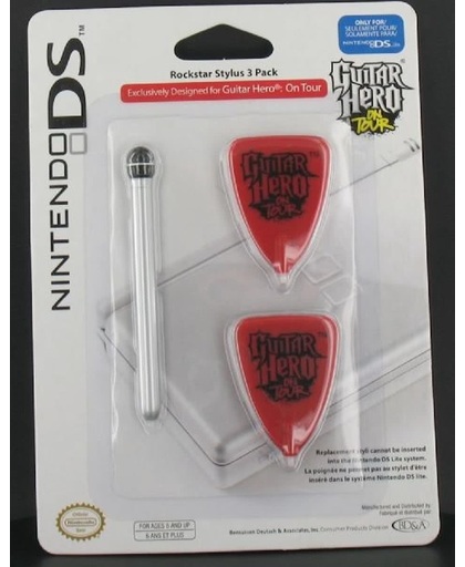 BG Games NDS Lite Guitar Hero Stylus Pack