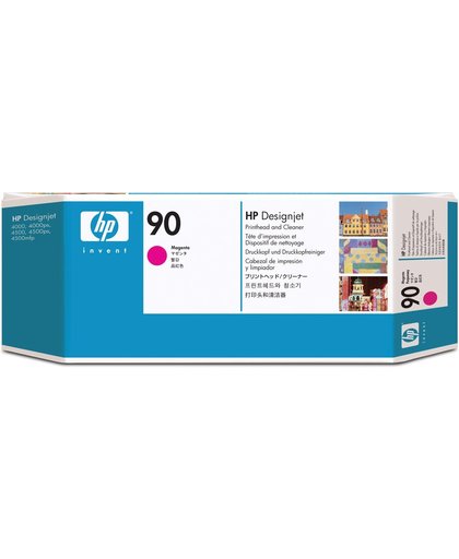 HP 90 magenta DesignJet en printkopreiniger printkop