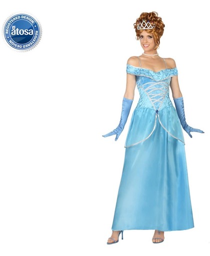 Blauwe prinsessen kostuum voor vrouwen  - Verkleedkleding - XL