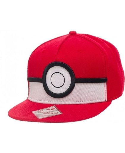 Pokemon - Pokeball Snapback Cap Red