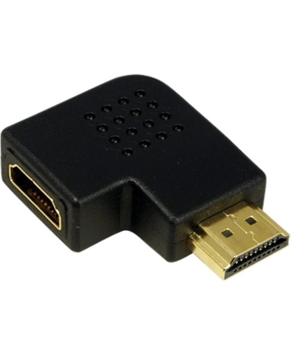 LogiLink AH0008 HDMI HDMI Zwart kabeladapter/verloopstukje