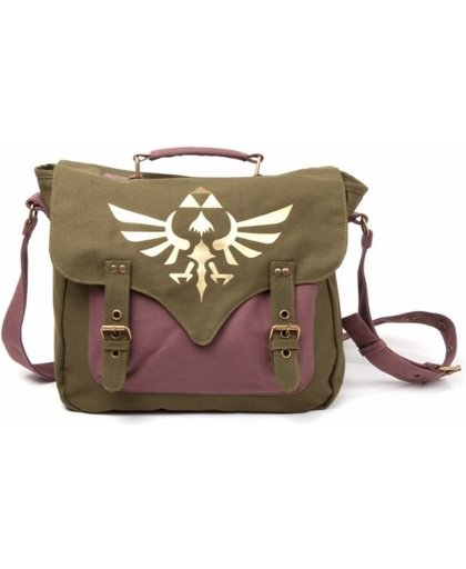 Zelda - Messenger Bag With Golden Triforce Logo Skyward Sword