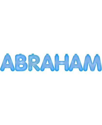 Opblaas Abraham blauw