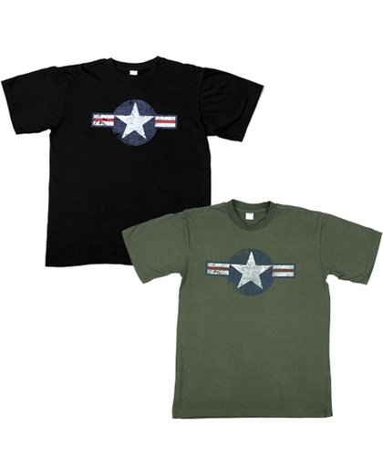 Groen t-shirt United States Air Force XL