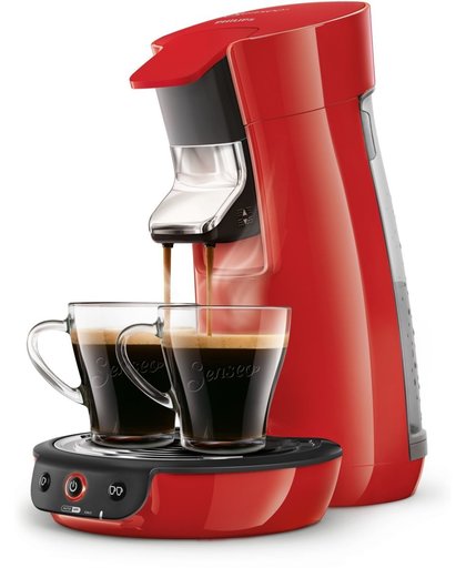 Senseo Viva Café HD7829/81 koffiezetapparaat Vrijstaand Koffiepadmachine Rood 0,9 l 6 kopjes Volledig automatisch