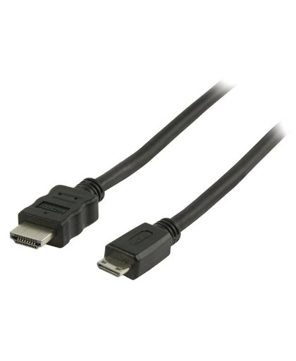 Valueline HDMI - mini HDMI, 1m 1m HDMI Mini-HDMI Zwart HDMI kabel