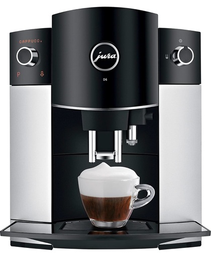 JURA D6 - Volledig automatisch Espressomachine - Zwart, Platina