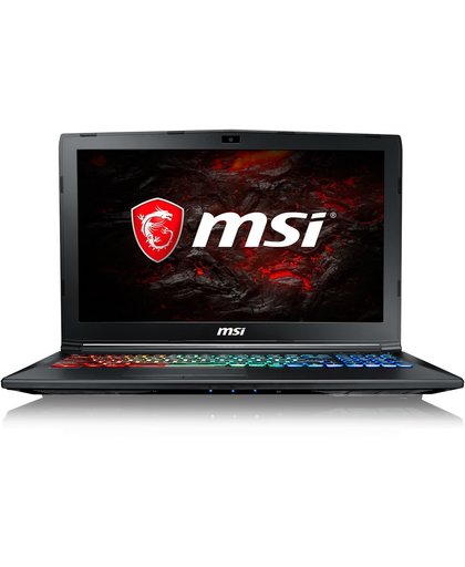 MSI Gaming GP62M 7REX-(LEOPARD PRO)1290BE Zwart Notebook 39,6 cm (15.6") 1920 x 1080 Pixels 2,8 GHz Zevende generatie Intel® Core™ i7 i7-7700HQ