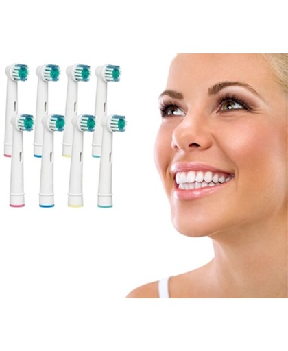 Opzetborstels voor Oral-B elektrische tandenborstels - 8-pack